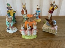 Eight Royal Doulton/ Albert Bunnykins Figurines