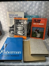 Vintage Fishing Books X7 -