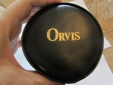excellent orvis padded trout fly fishing reel case battenkill cfo up to 8/9 etc