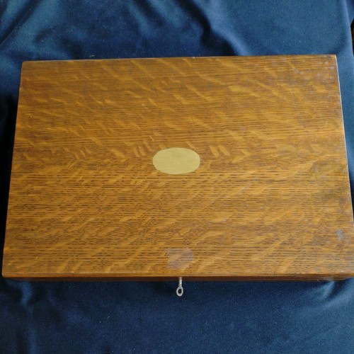 Empty wooden cutlery box - cutlery,