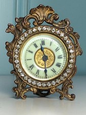 SMALL ANTIQUE ANSONIA GILDED