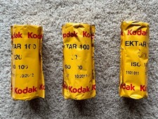 Kodak Ektar 100 120 ISO 100 Film New Sealed Expired Free Post UK 3 Rolls 