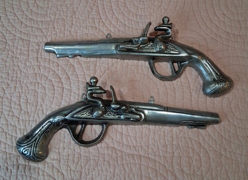 Vintage pair flintlock - vintage,