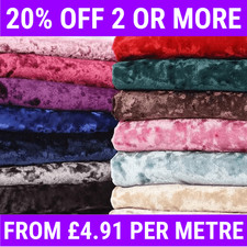 Crushed Velvet Fabric