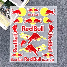Red Bull Reflective Sticker Helmet Bike Body waterproof sunscreen car stickers