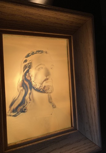 Vintage lenticular jesus - lenticular,