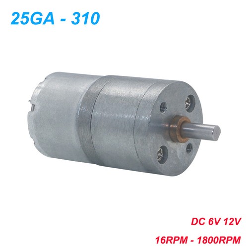 Micro geared motor 12v - dc, 6v