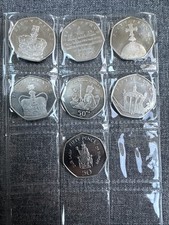 Sapphire diamond Jubilee 50p