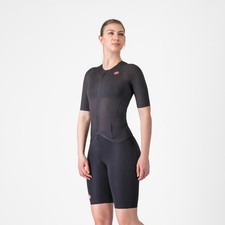Castelli Free Sanremo 3 Women's Trisuit Short Sleeves, black, size S