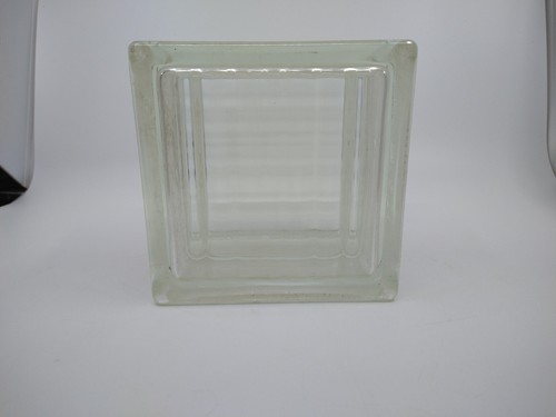 Vintage glass block brick - glass,