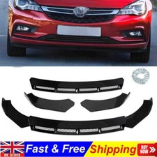 For Opel Astra Vauxhall Corsa VXR Front Bumper Lip Splitter Spoiler Body kit UK#