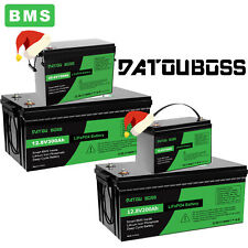 Lithium Battery 300Ah 12V LiFePO4 Battery BMS 12000+ Cycles Motorhome Solar Panel