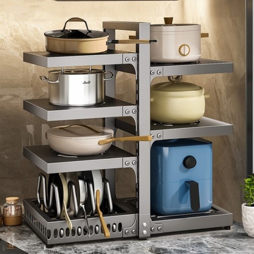 Adjustable pot pan organiser - adjustable,
