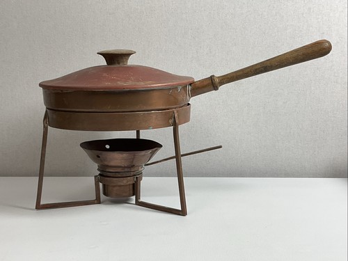 Vintage mexican copper chafing - vintage,