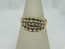 9ct Gold 5 Row Dome Head