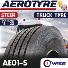 X1 295 80 22.5 AEROTYRE AE01-S HIGH MILEAGE 18PLY TRUCK,LORRY,HGV STEER TYRE
