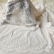 Delicate Flower Lace Fabric