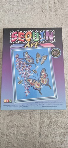 Sequin art butterfly kit new - art,