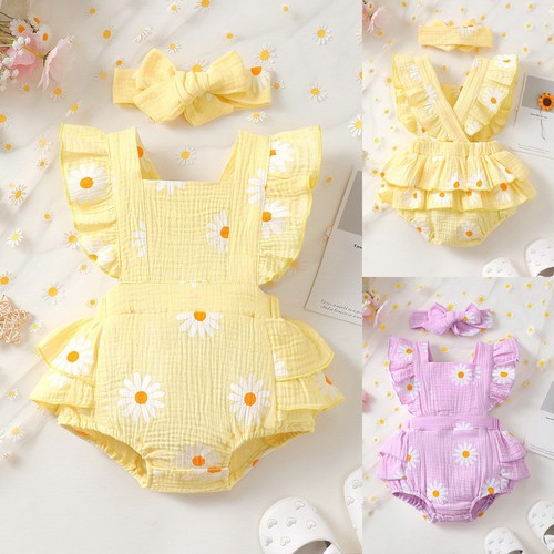 Baby girl cotton daisy floral - girl,