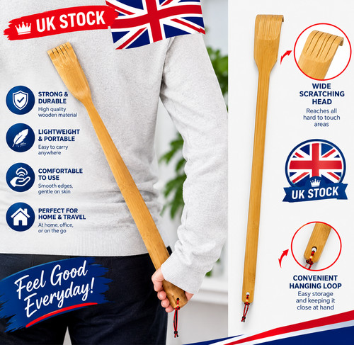 Bamboo back scratcher wood - bamboo,