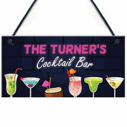 Personalised cocktail bar - personalised,