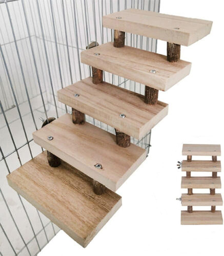 Natural wooden hamster - wooden,