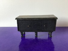 Vintage Lundby Barton Dolls House Dark Wooden Sideboard