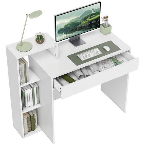 Homcom computer desk with - homcom, 3