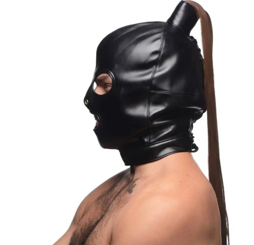 Gimp head mask harness - head,