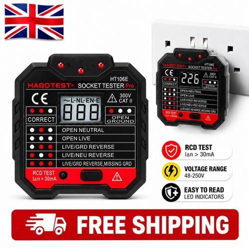 Socket tester digital display - tester,
