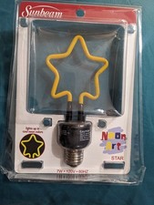 Vintage Sunbeam Neon Art Star