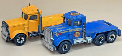 Matchbox peterbilt cabs - matchbox, x2