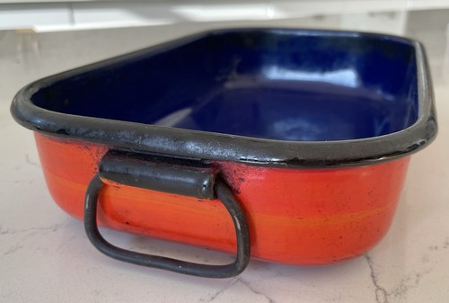 Vintage silit orange - silit, blue