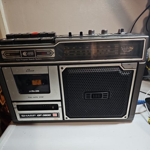 Sharp radio tape recorder - sharp,