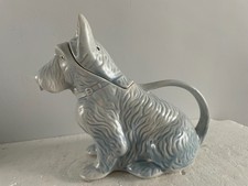 Art Deco Sylvac Style Blue Doggy Teapot approx 17cms (6 3/4") High