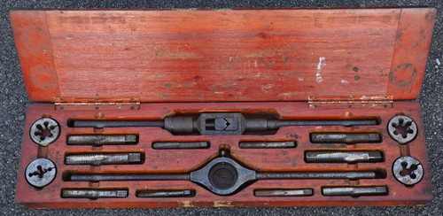 Vintage bsw tap die set - bsw,