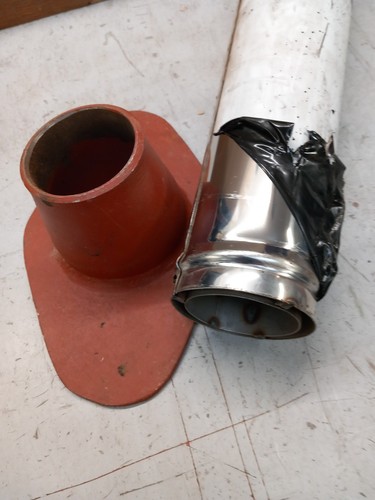 Narrowboat stove chimney - stove, cowl