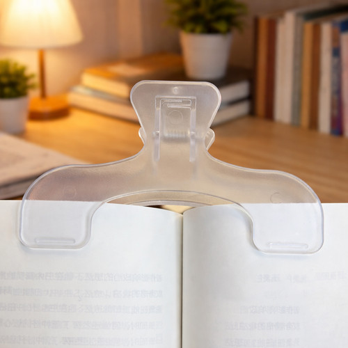 Transparent book clip page - book,