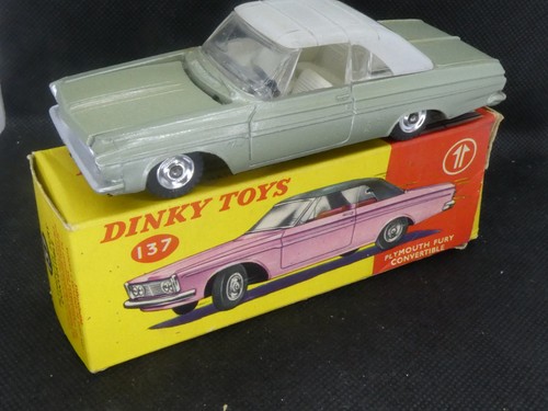 Dinky toys 137 plymouth - dinky, fury
