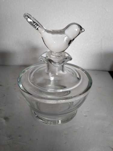 Vintage clear glass cruet - vintage,