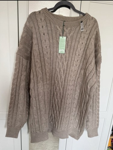 Pure wool aran knitted - pure, jumper
