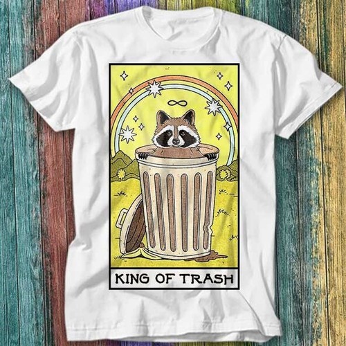 King trash raccoon tarot - of,
