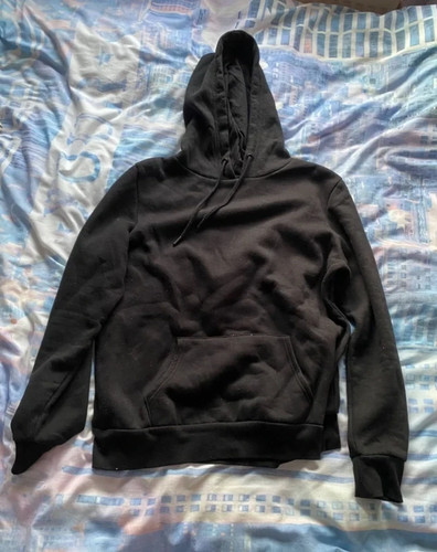 Large black primark hoodie - large,