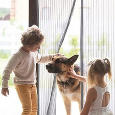 Magic Curtain Door Mesh Magnetic Fastening Mosquito Fly Bug Insect Net Screen