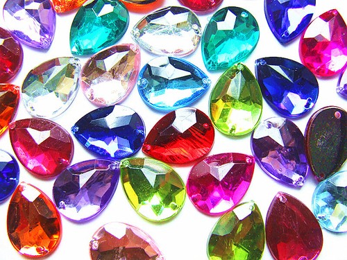 13x18mm teardrops acrylic - teardrops,