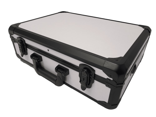 Aluminium briefcase with foam - aluminium,