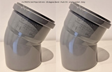 2 x PROFIL Soil Pipe 110 mm -