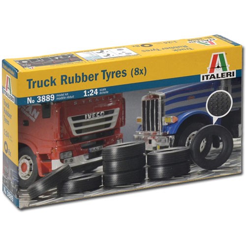 Italeri truck rubber tyres - truck,