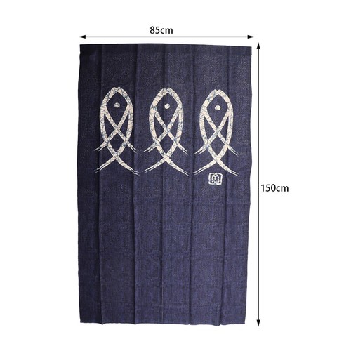 Fish printed doorway room door - fish,
