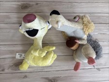 Ice Age Scrat And Sid Sloth Plush Soft Toys 2015